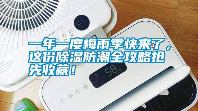一年一度梅雨季快來了，這份除濕防潮全攻略搶先收藏！