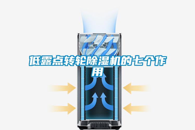 低露點轉(zhuǎn)輪除濕機(jī)的七個作用