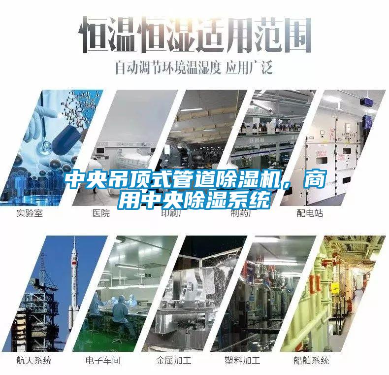 中央吊頂式管道除濕機(jī)，商用中央除濕系統(tǒng)