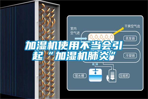 加濕機使用不當(dāng)會引起“加濕機肺炎”