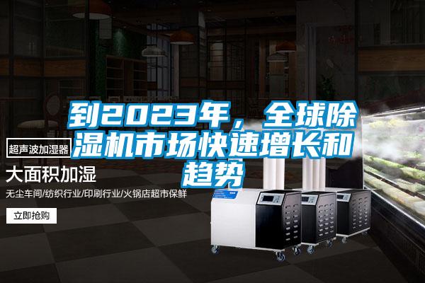 到2023年，全球除濕機市場快速增長和趨勢