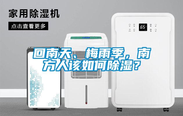 回南天、梅雨季，南方人該如何除濕？