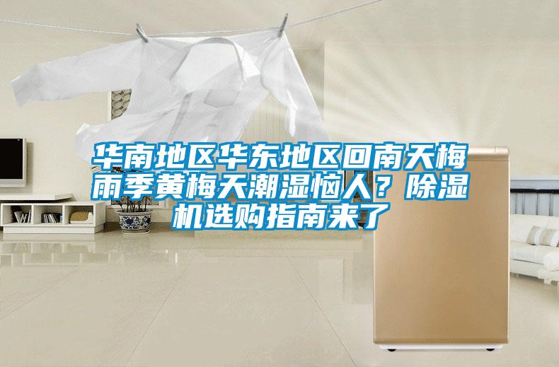 華南地區(qū)華東地區(qū)回南天梅雨季黃梅天潮濕惱人？除濕機選購指南來了