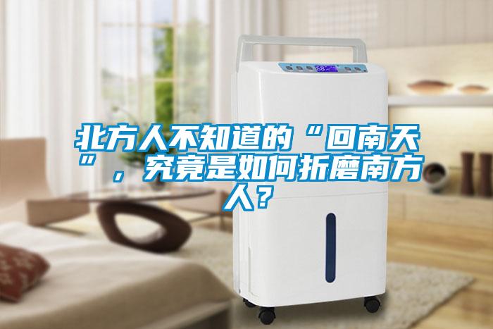 北方人不知道的“回南天”，究竟是如何折磨南方人？