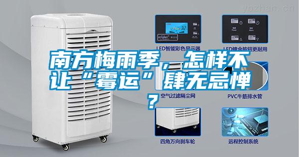 南方梅雨季，怎樣不讓“霉運”肆無忌憚？