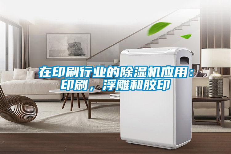 在印刷行業(yè)的除濕機(jī)應(yīng)用：印刷，浮雕和膠印