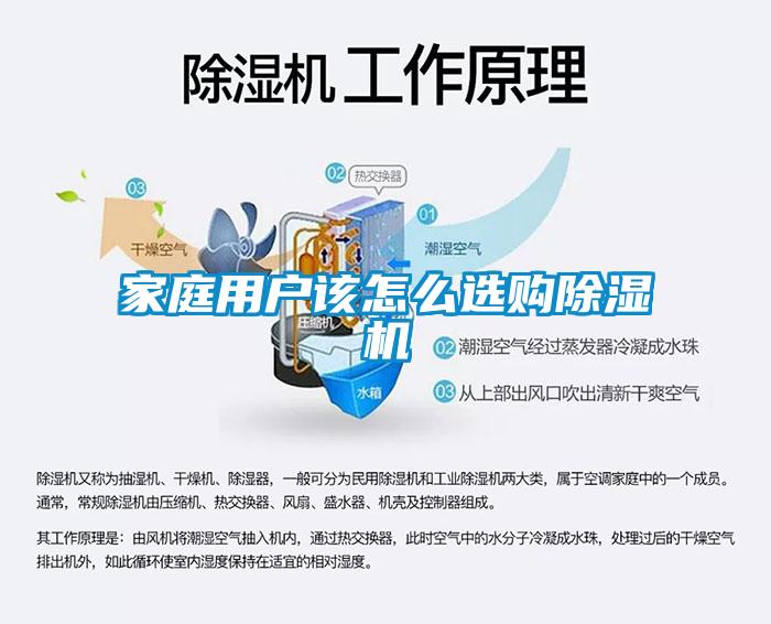 家庭用戶該怎么選購除濕機