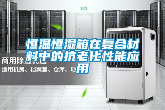 恒溫恒濕箱在復合材料中的抗老化性能應(yīng)用