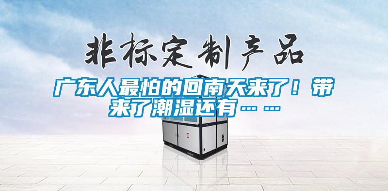 廣東人最怕的回南天來了！帶來了潮濕還有……