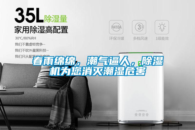 春雨綿綿，潮氣逼人，除濕機為您消滅潮濕危害