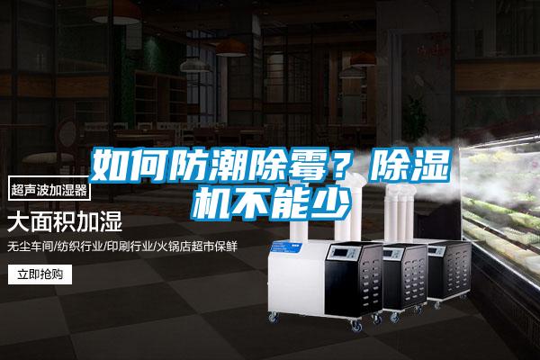 如何防潮除霉？除濕機不能少