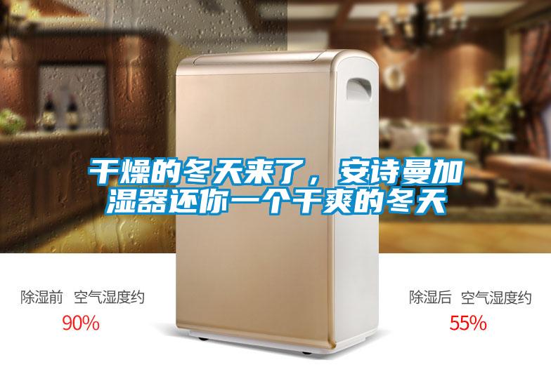 干燥的冬天來了，安詩曼加濕器還你一個干爽的冬天