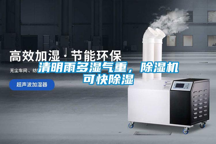 清明雨多濕氣重，除濕機(jī)可快除濕