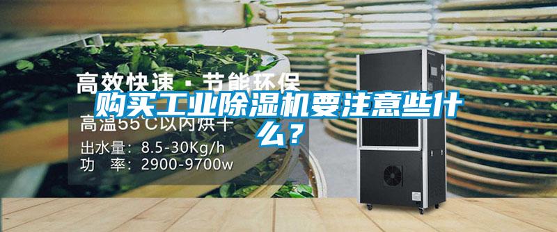 購(gòu)買工業(yè)除濕機(jī)要注意些什么？