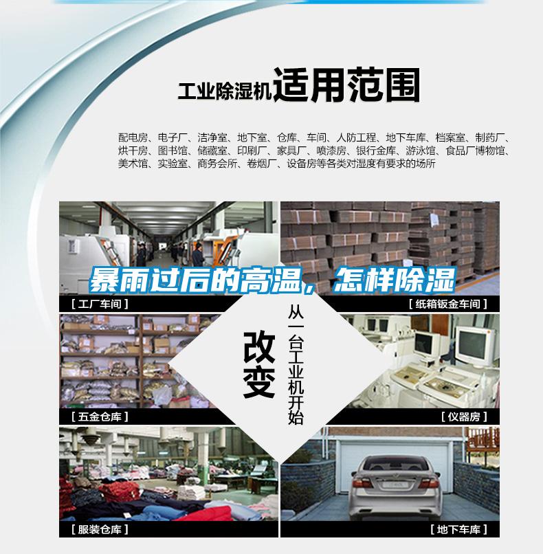 暴雨過后的高溫，怎樣除濕
