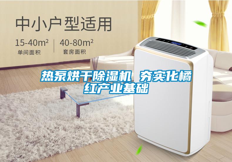 熱泵烘干除濕機 夯實化橘紅產(chǎn)業(yè)基礎