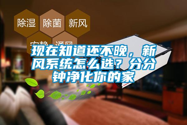 現(xiàn)在知道還不晚，新風(fēng)系統(tǒng)怎么選？分分鐘凈化你的家