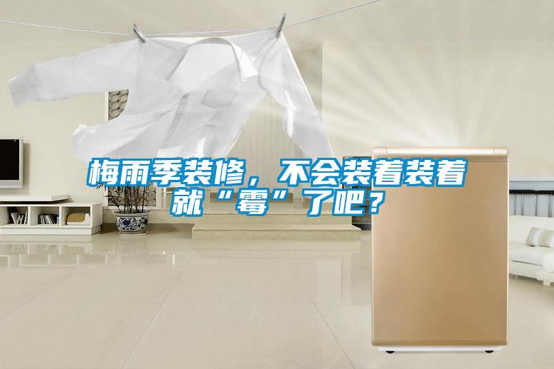 梅雨季裝修，不會(huì)裝著裝著就“霉”了吧？