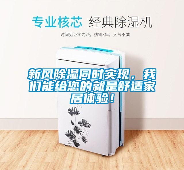 新風除濕同時實現(xiàn)，我們能給您的就是舒適家居體驗！