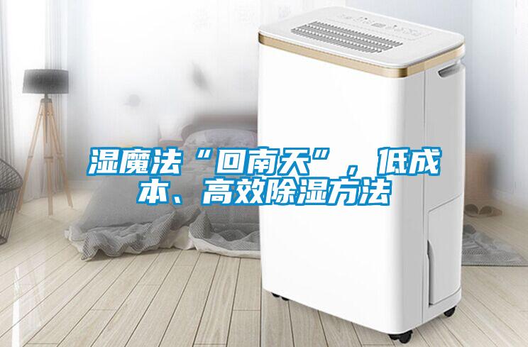 濕魔法“回南天”，低成本、高效除濕方法