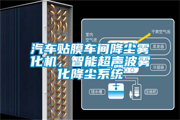 汽車貼膜車間降塵霧化機(jī)，智能超聲波霧化降塵系統(tǒng)