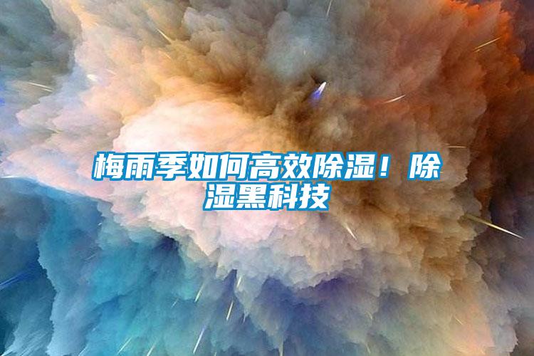 梅雨季如何高效除濕！除濕黑科技