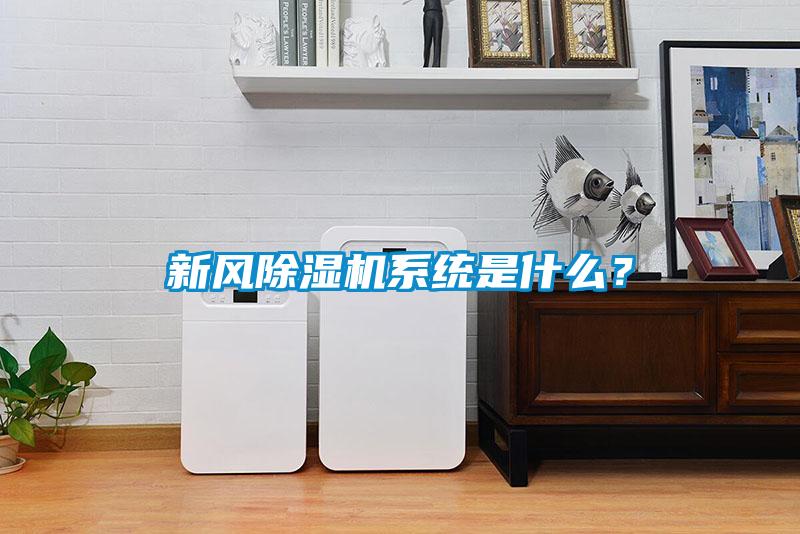 新風除濕機系統是什么？
