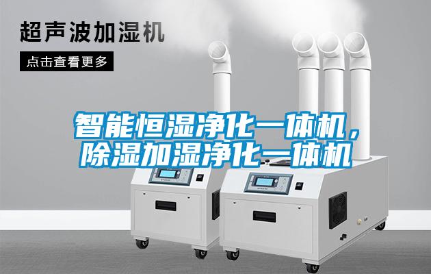 智能恒濕凈化一體機，除濕加濕凈化一體機