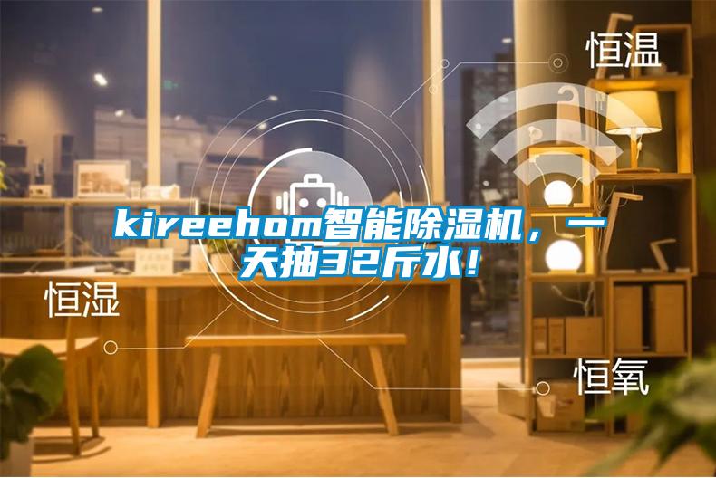 kireehom智能除濕機(jī)，一天抽32斤水！