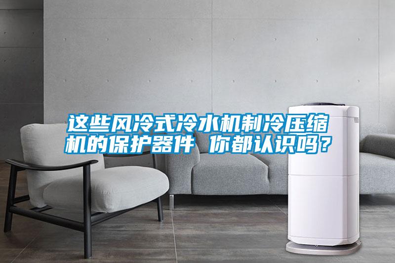 這些風(fēng)冷式冷水機(jī)制冷壓縮機(jī)的保護(hù)器件 你都認(rèn)識嗎？
