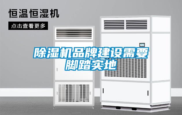 除濕機品牌建設(shè)需要腳踏實地