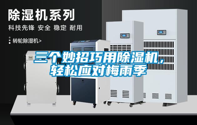 三個妙招巧用除濕機，輕松應對梅雨季