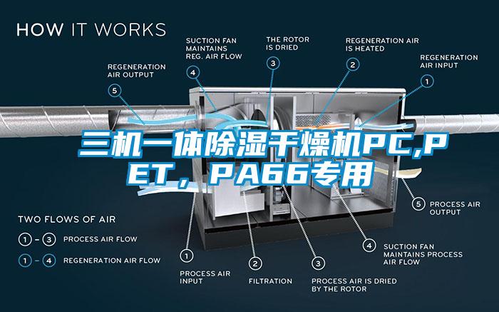 三機(jī)一體除濕干燥機(jī)PC,PET，PA66專用