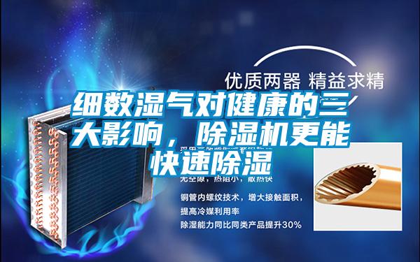 細數(shù)濕氣對健康的三大影響，除濕機更能快速除濕