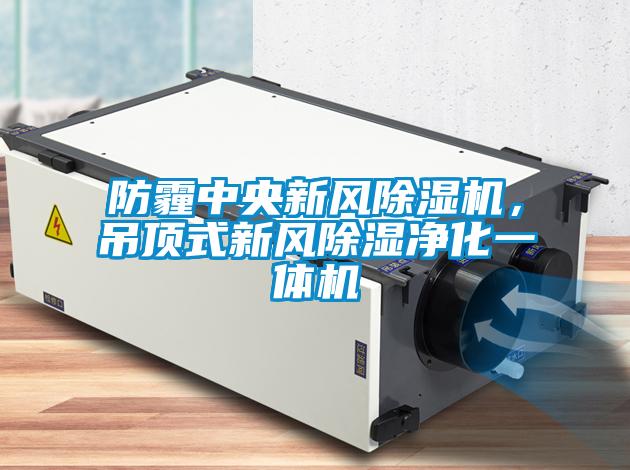 防霾中央新風(fēng)除濕機，吊頂式新風(fēng)除濕凈化一體機