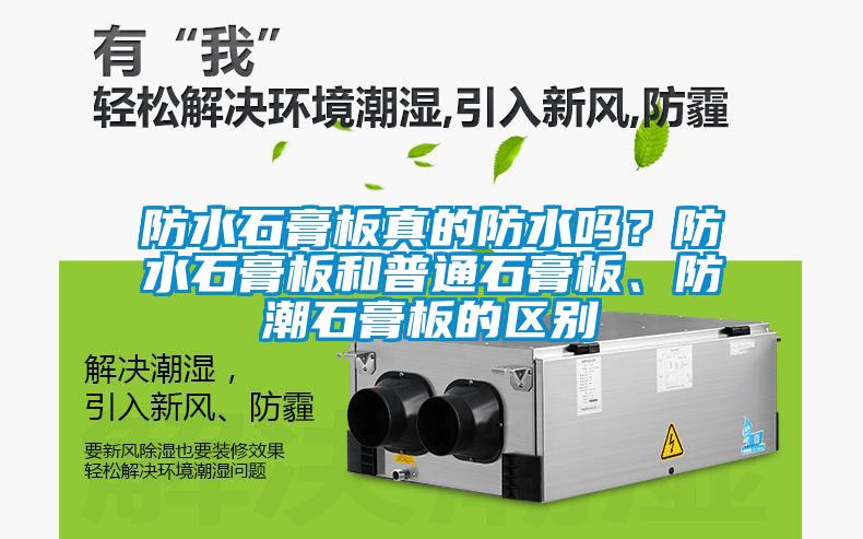 防水石膏板真的防水嗎？防水石膏板和普通石膏板、防潮石膏板的區(qū)別
