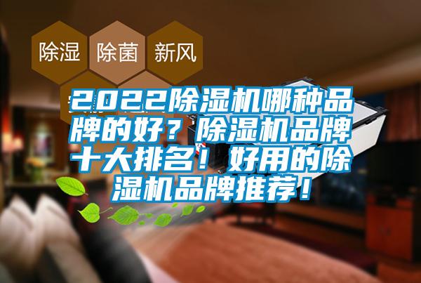 2022除濕機哪種品牌的好？除濕機品牌十大排名！好用的除濕機品牌推薦！