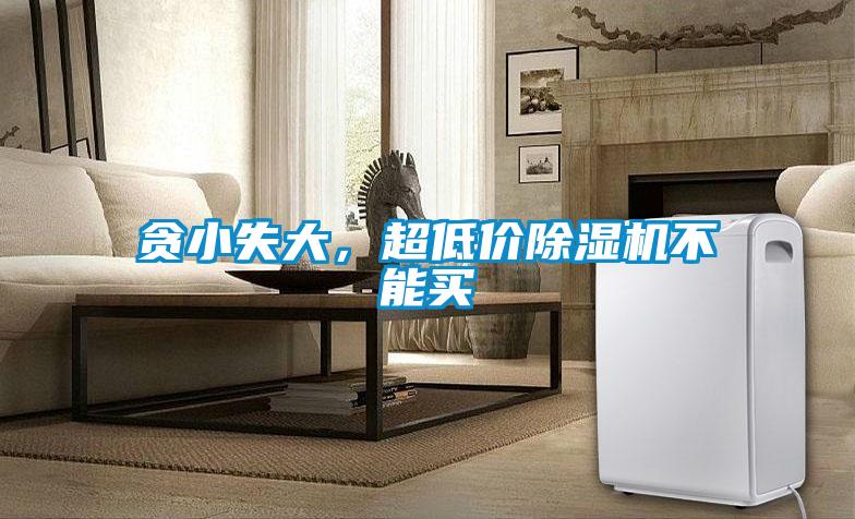 貪小失大，超低價(jià)除濕機(jī)不能買