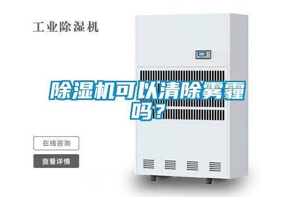 除濕機(jī)可以清除霧霾嗎？