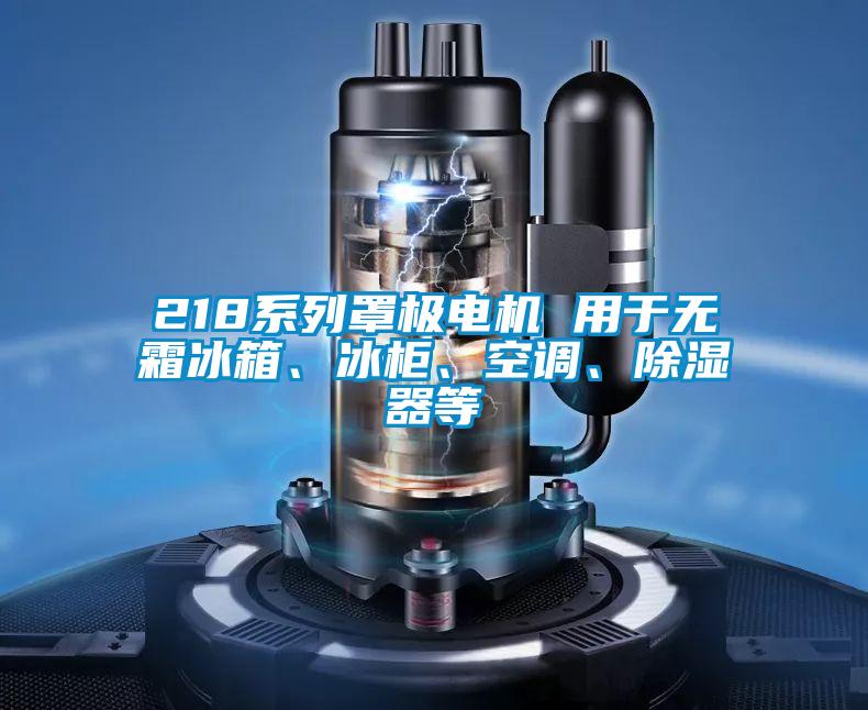218系列罩極電機 用于無霜冰箱、冰柜、空調(diào)、除濕器等