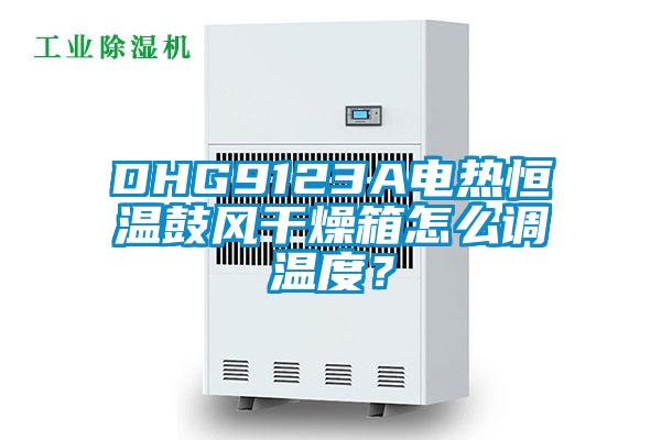 DHG9123A電熱恒溫鼓風(fēng)干燥箱怎么調(diào)溫度？