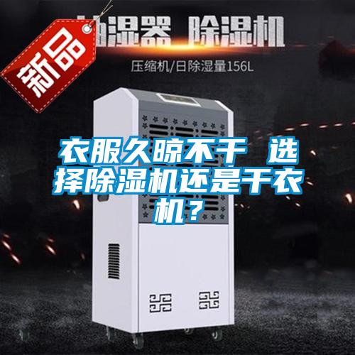 衣服久晾不干 選擇除濕機還是干衣機？