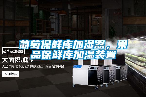 葡萄保鮮庫加濕器，果品保鮮庫加濕裝置
