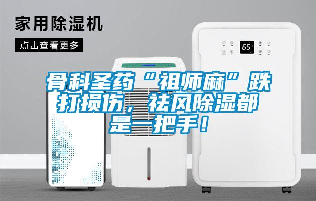 骨科圣藥“祖師麻”跌打損傷，祛風除濕都是一把手！