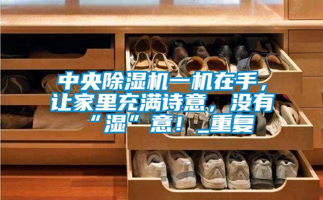 中央除濕機一機在手，讓家里充滿詩意，沒有“濕”意！_重復(fù)
