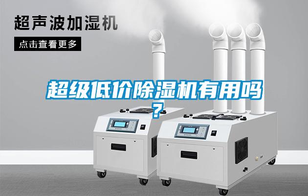超級低價除濕機有用嗎？