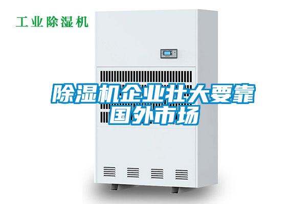 除濕機(jī)企業(yè)壯大要靠國外市場