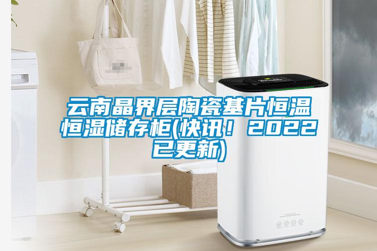 云南晶界層陶瓷基片恒溫恒濕儲存柜(快訊！2022已更新)
