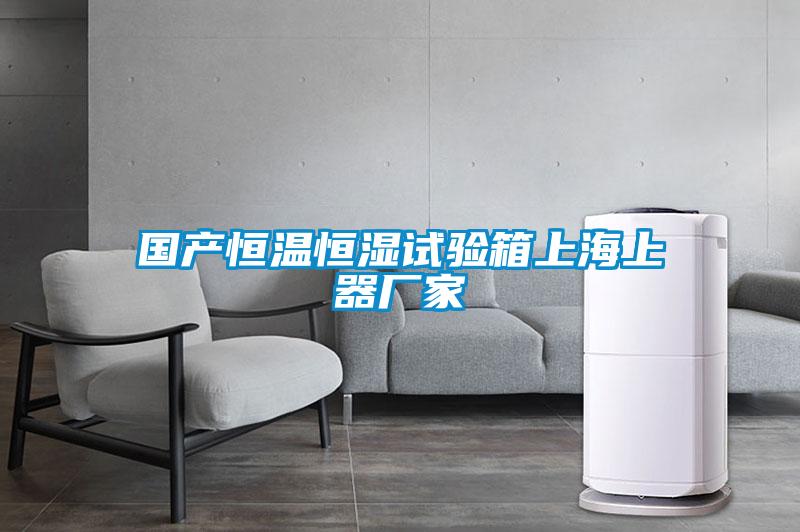 國產(chǎn)恒溫恒濕試驗箱上海上器廠家