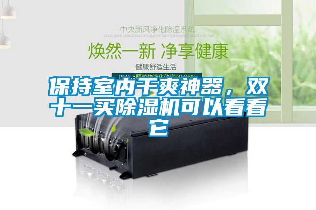 保持室內(nèi)干爽神器，雙十一買(mǎi)除濕機(jī)可以看看它